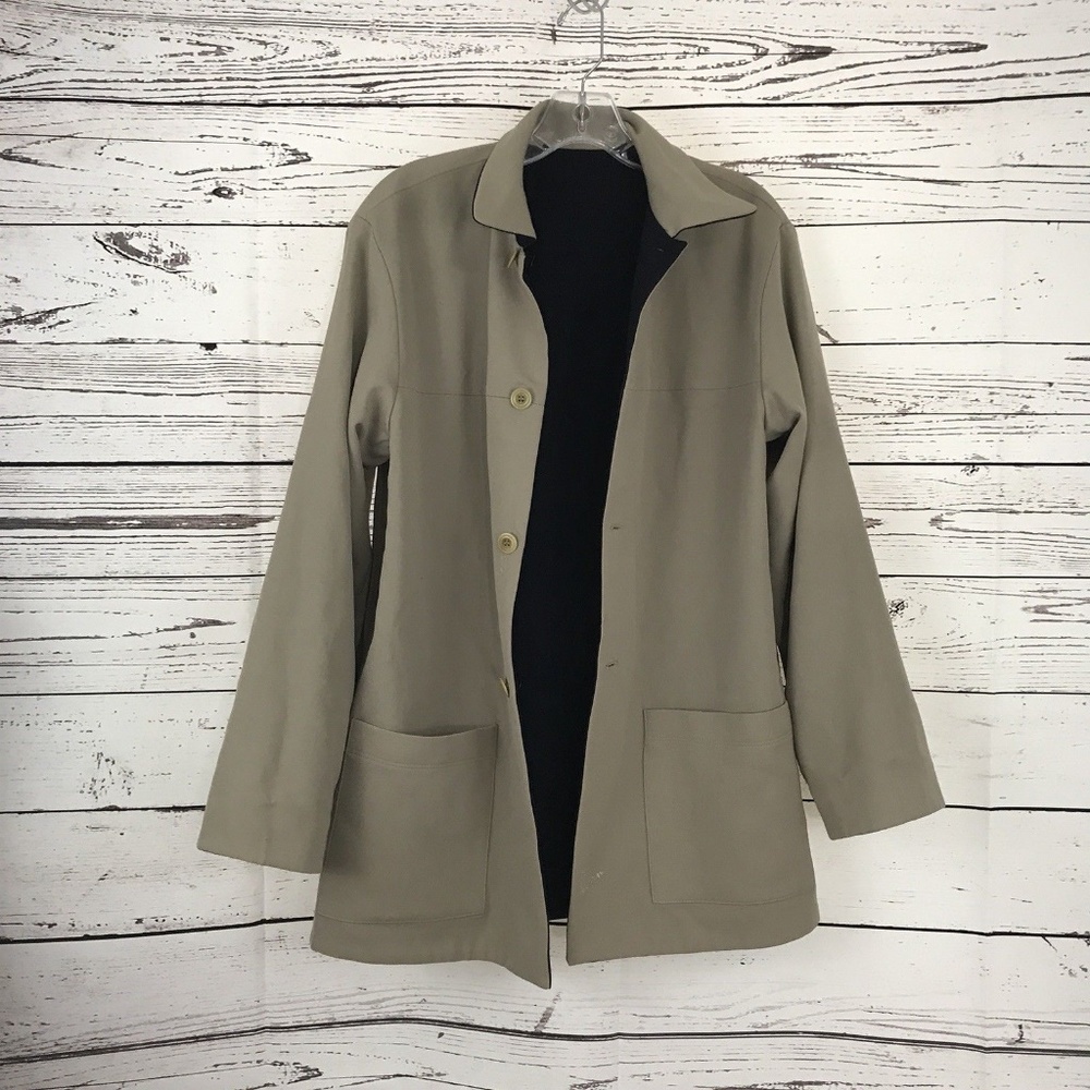 Austin Reed London UK Women 100% Reversible Worste